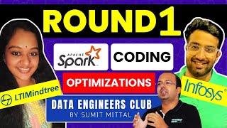 Apache Spark 1st Technical Round Live Interview | Spark Optimization Coding #interview #question