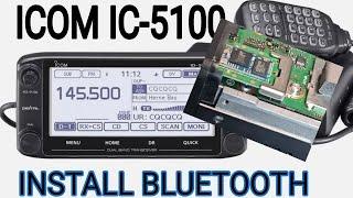 ICOM ID-5100 Install Blue Tooth Module -UT-133