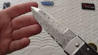 Switchblade Mikov Predator Damascus