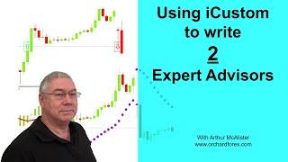 Write 2 MT4 Expert Advisors with iCustom