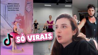 REAGI A TIKTOKS VIRAIS DE BALLET | Lu Corti