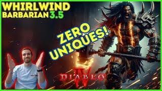 The GOAT! Zero Uniques Whirlwind Barbarian Build!