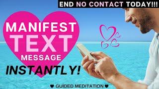 MANIFEST TEXT MESSAGE From Specific Person.. INSTANTLY!