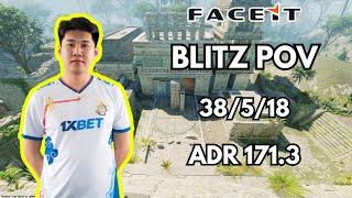 bLitz POV CS2 FACEIT SEA (38/5/18) - January 8th 2025