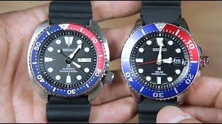 SEIKO PROSPEX SRP779K1 Turtle  VS SEIKO PROSPEX SNE439P1 Solar