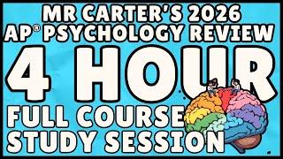 AP Psychology Full Course Review (4-Hour Study Session)