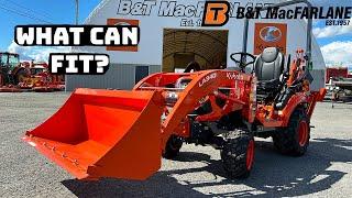 Implement Sizes For Your BX Tractor