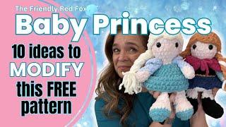 Crochet Doll Inspiration & Ideas | Not Step by Step Instructions | Friendly Red Fox FREE Pattern