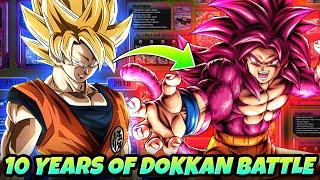 10 INCREDIBLE YEARS OF HISTORY!! Looking Back At Global Dragon Ball Z Dokkan Battle