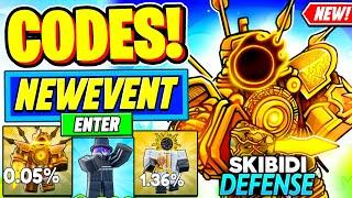 ️New️ ALL WORKING EVENT CODES For Skibidi Tower Defense - Roblox Skibidi Tower Defense Codes 2024