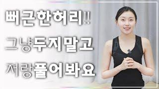 뻐근한 허리 시원하게 풀어드릴게요 (장요근, 다열근, 복직근, 중둔근)