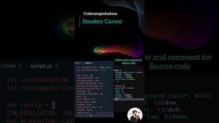 Mind-Blowing Smokey Cursor Effect – Pure CSS & JavaScript! #javascript #coding #codelife