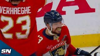 Panthers' Reinhart Picks Bouchard's Pocket And Wires One Past Skinner
