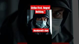 "Strike First or Be Crushed – Machiavelli’s Ruthless Law" #shorts