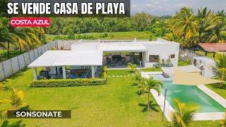 SE VENDE CASA DE PLAYA EN COSTA AZUL SONSONATE