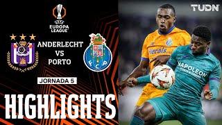 HIGHLIGHTS - Anderlecht vs Porto | UEFA Europa League 2024/25 | TUDN