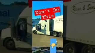 Dangerous Driver? #truck #driving #shorts #cdl #highway #fail #backing #accident #crash #newbie