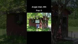 Random US Towns: Angle Inlet, MN #shorts