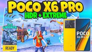 Poco X6 Pro 5G BGMI ( HDR+ Extreme ) Test | Poco X6 Pro Gaming Review