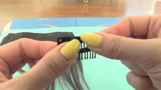 Make Your Own Clip on Bangs