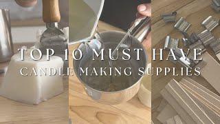 Essential Candle Making Tools For Beginners || (Everything For Making Candles)