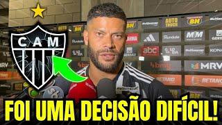 FIM DE ERA: HULK anuncia DESPEDIDA do Galo e deixa RECADO EMOCIONANTE para torcida! notícias do Galo