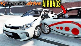 KIA RIO WITH AIRBAGS - BeamNG Drive Mods #10 | Radex