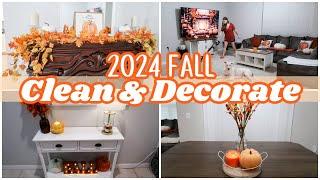 FALL DECORATE & CLEAN WITH ME 2024 