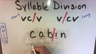 3rd - Phonics - VC/V & V/CV syllable patterns