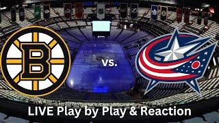 Boston Bruins vs. Columbus Blue Jackets LIVE Play by Play & Reaction