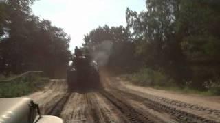 Willys MB in pursuit of a awesome Sherman tank in Twente Holland