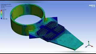 Friction connection with controlled bolt tension -  ANSYS Workbench