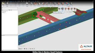 HyperWorks 2021: Geometry Cleanup, Defeature Small Features