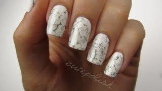 Stone Marble Nails?!