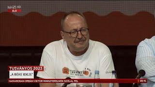 Tusványos 2023 - Németh Zsolt köszöntője - HÍR TV