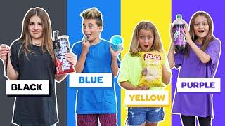Last to STOP Eating Their COLOR Food WINS $10,000 Challenge *BAD IDEA* | Piper Rockelle