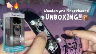 CHEAPEST professional wooden fingerboard unboxing⁉️shopee MALAYSIA