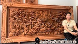 nên mộc tranh phu thê uyên ương dày 15 cm gỗ hương đá  #tranhdongque #tranhgohuyentien #tranh gỗ