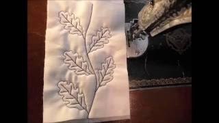 Oak Leaf Design for Free Motion Quilting