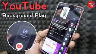 YouTube Background Play | iqoo Neo 9 Pro Youtube Background Stream | Multi Info