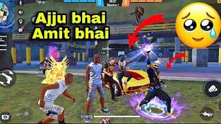 i found ajjubhai & amit bhai while noob pranking  free fire #shorts