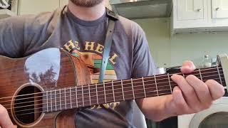 How to play BEES-WING  by Christy Moore an many others on Guitar