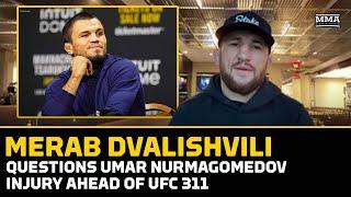 Merab Dvalishvili Questions Umar Nurmagomedov Injury Ahead Of UFC 311 Title Fight