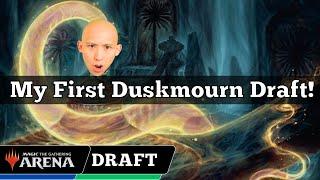 My First Duskmourn Draft! | Duskmourn Draft Early Access Event | MTG Arena