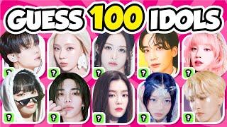 GUESS 100 KPOP IDOLS ️‍ Most Popular Idols | Kpop Quiz 2024