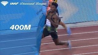 Fred Kerley Wins Men's 400m - IAAF Diamond League Rome 2018