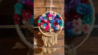 Diy Waste Wool Macrame Dream catchers ASMR I Trash to treasure home decorWall hanging crafts
