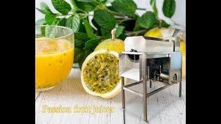 how to juice passion fruit? commercial passion fruit juicer machine / juicing machine