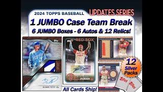 2024 Topps Update JUMBO 1 Case (6 Box) TEAM break #3 eBay 10/17/24