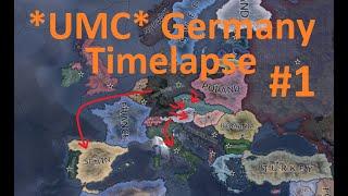 HoI4 Germany Timelapse #1 | *UMC* Mod 0.9